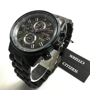 Citizen Men's 43mm Black Watch! New